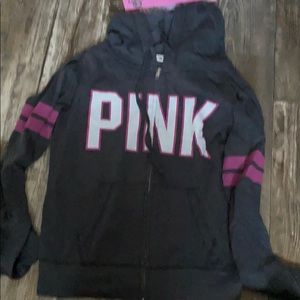 PINK zip up sweatshirt